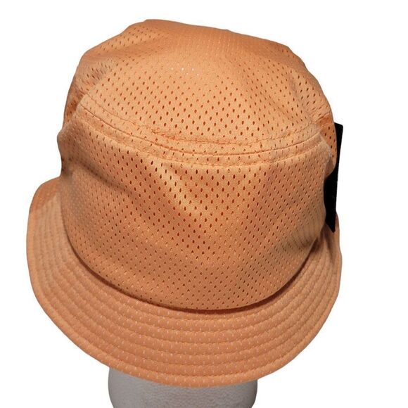 Fabletics Mesh Bucket Hat OS Orange Breathable Lightweight Packable Outdoors NEW - Picture 4 of 12